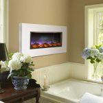 Electric wood fireplace E120