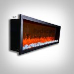 Stone electric fireplace 120