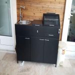 Barbecue with sink 160