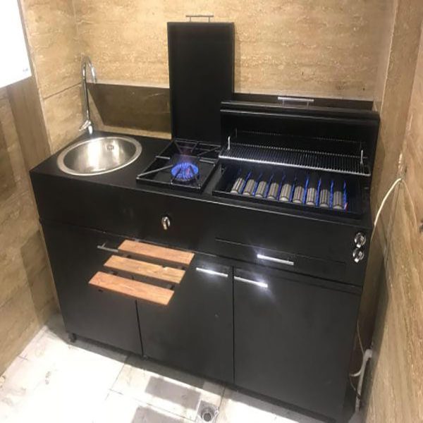 Barbecue with sink 160