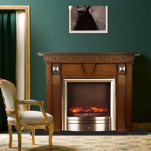 Classic electric fireplace