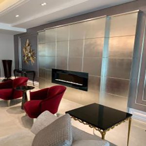 Wall fireplace