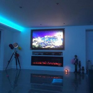 New electric fireplaces