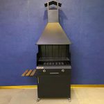 Barbecue grill with 60 hoods