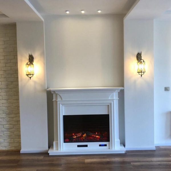 Electric fireplace W066