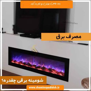 Is the electricity consumption of the electric fireplace too high?