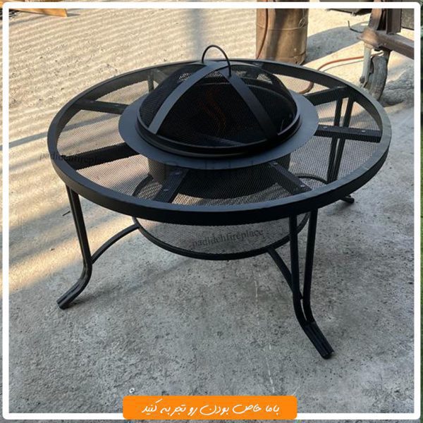 Mesh round gas stove