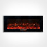 Three color electric fireplace 100