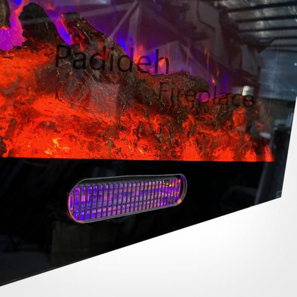 Three color electric fireplace 100