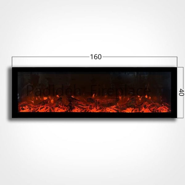 Electric fireplace without heat 160