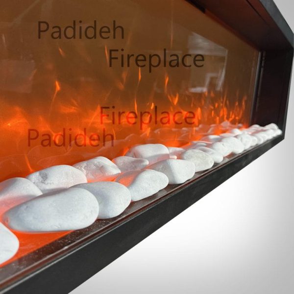 Stone electric fireplace 100
