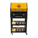 کبابپز گازی پایه D60 زرد