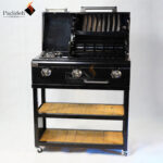 کبابپز گازی پایه P90 مشکی براق - Image 2